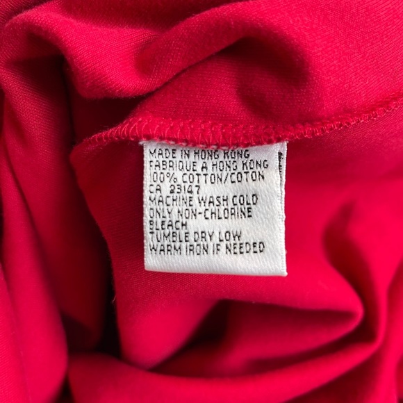 Red Polo Dress by Talbots Cotton Work Summer Size XL - Picture 13 of 14